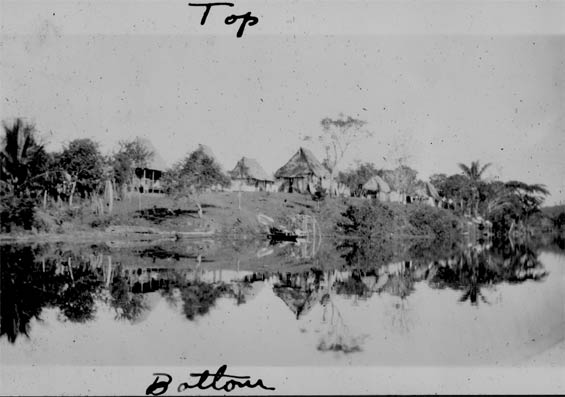 Village Mirrored in the Chagres, Panama, Ca. 1929-30 (Source: Barnes)